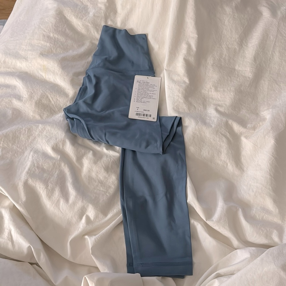 Lululemon Align 7/8 Pant Slate Blue Size 4 BNWT